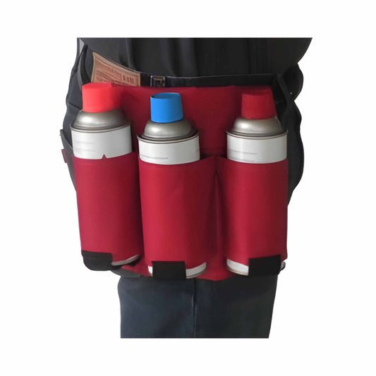 Triple Aerosol Paint Can Holder- Webbing Bottom