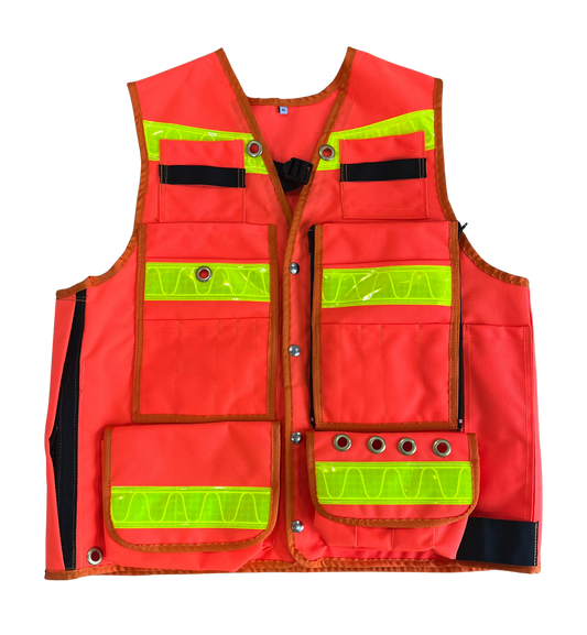 The Forester Cruiser Vest - Cordura with Reflective Striping - Unisex