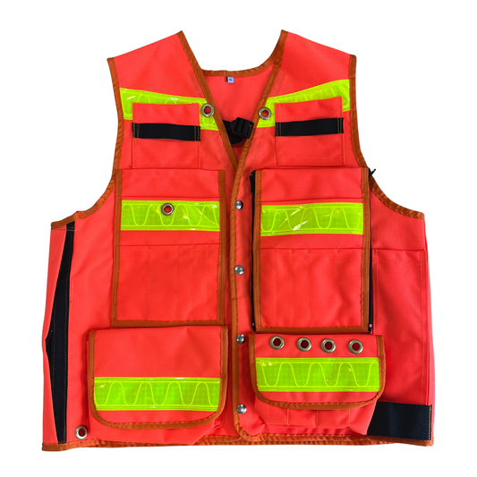The Forester Cruiser Vest - Cordura with Reflective Striping - Unisex